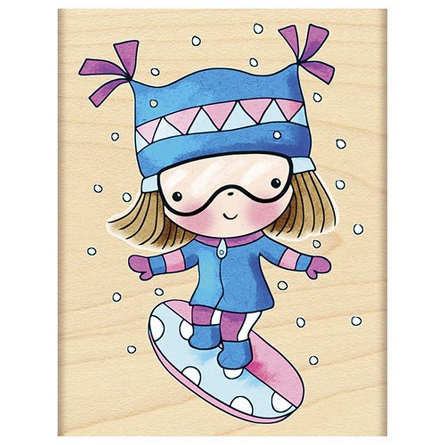 Penny Black 4281J Extreme Mimi Wood Mounted Rubber Stamp