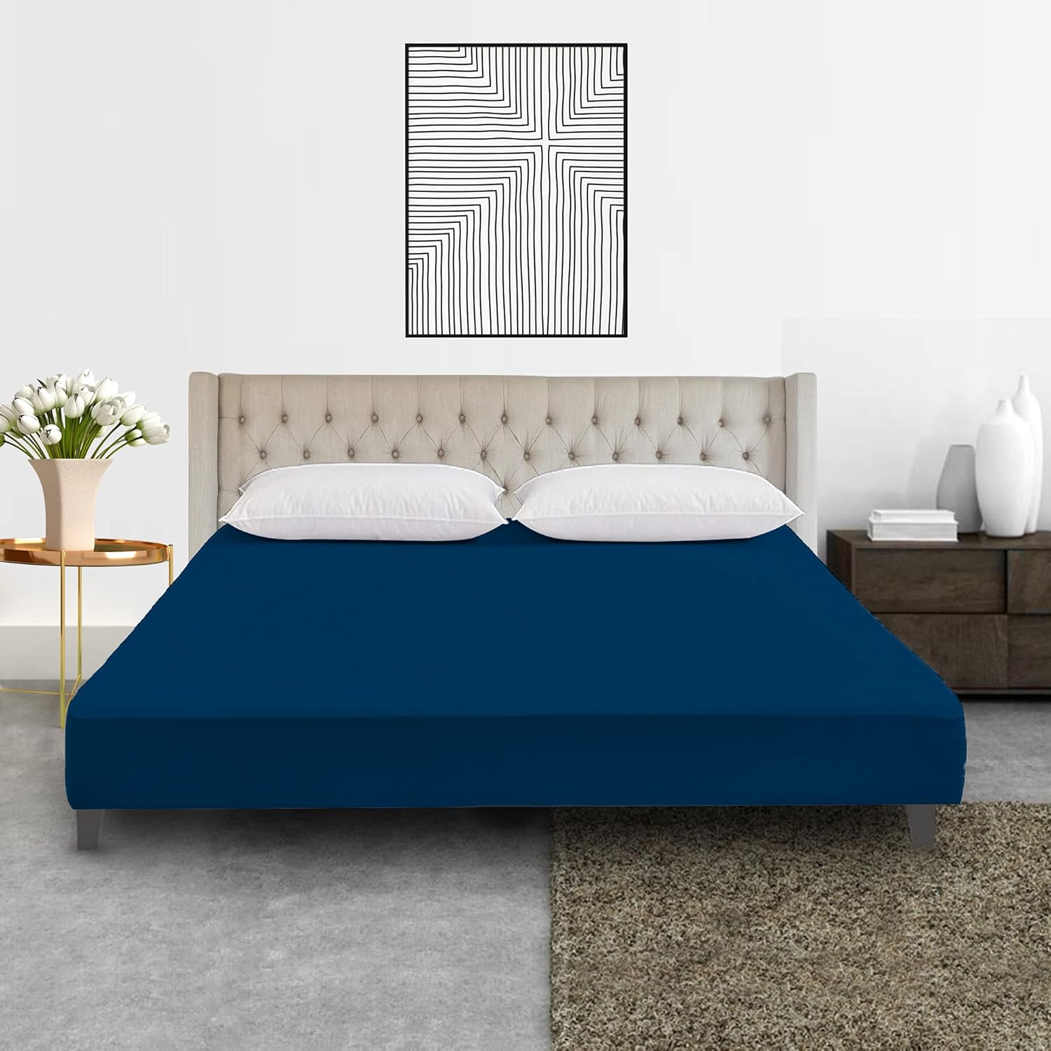 Buy Tisha Waterproof bedsheets Double Bed King Size Mattress Protector