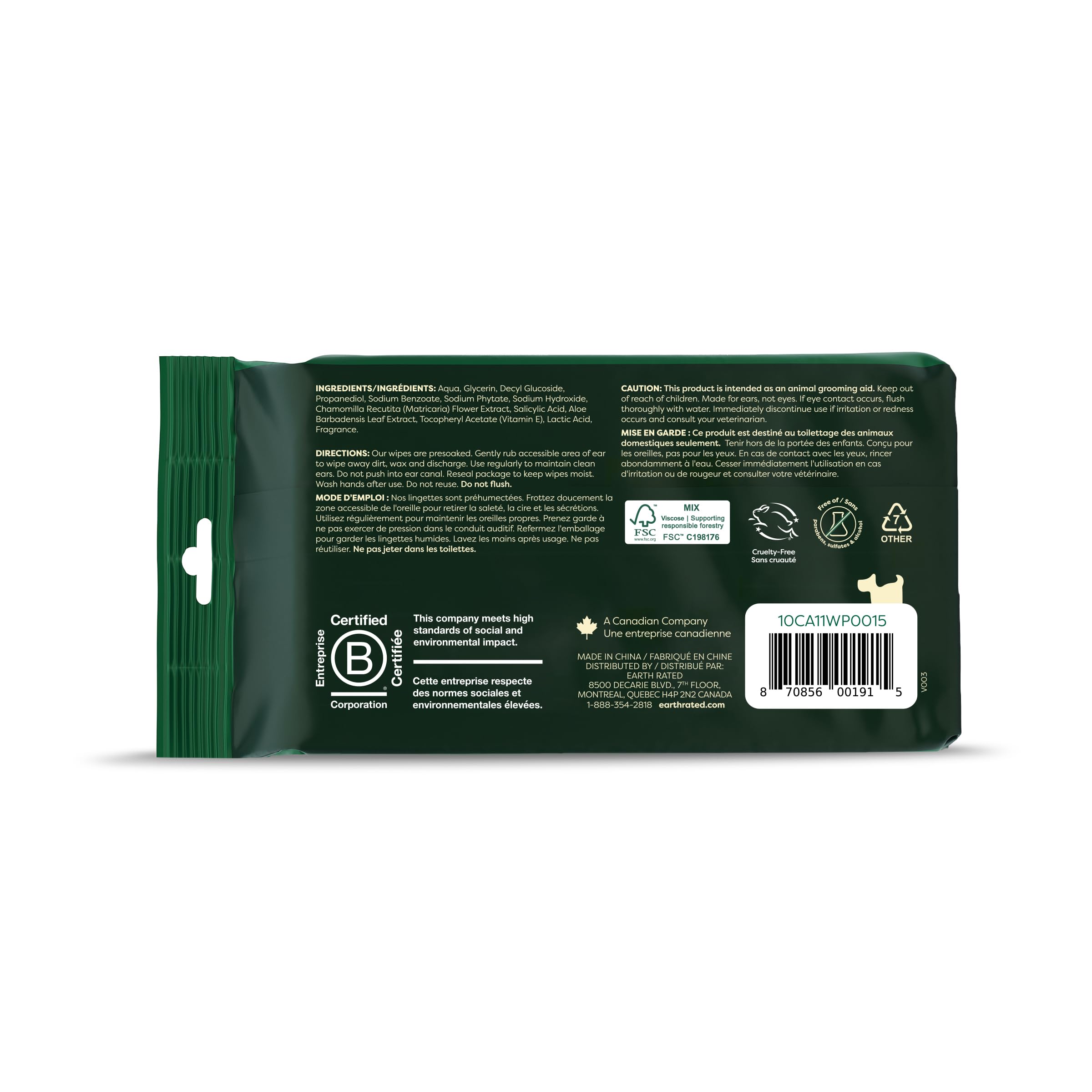 Earth Rated Dog Ear Wipes - image 6