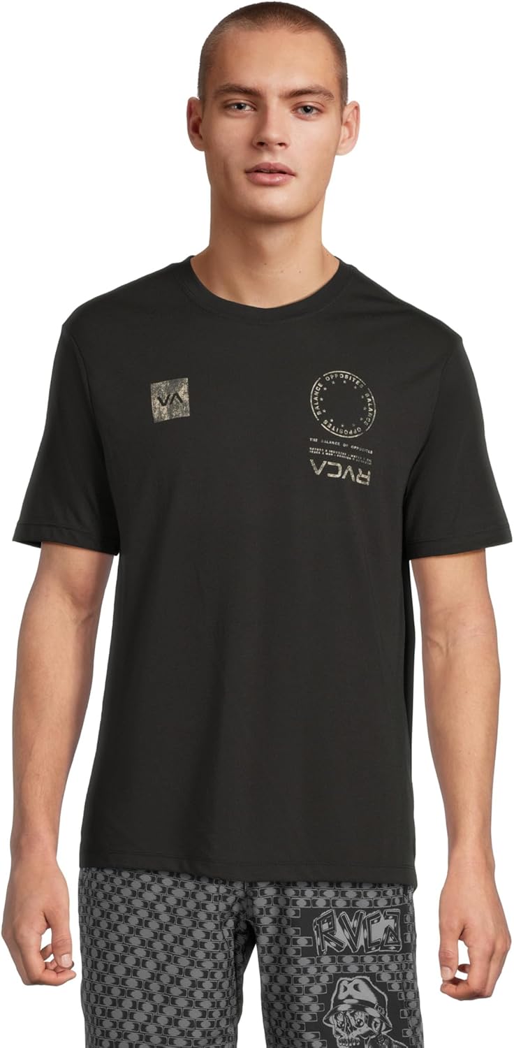 RVCA Men's Va Mark Fill Short Sleeve