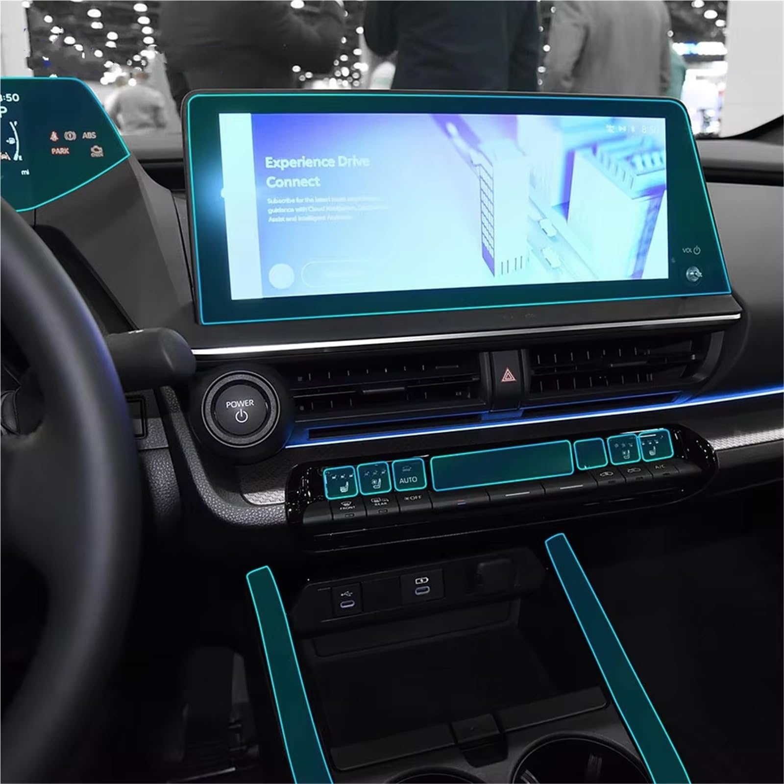 Osłona ekranu odporna na warunki atmosferyczne do Toyoty Prius