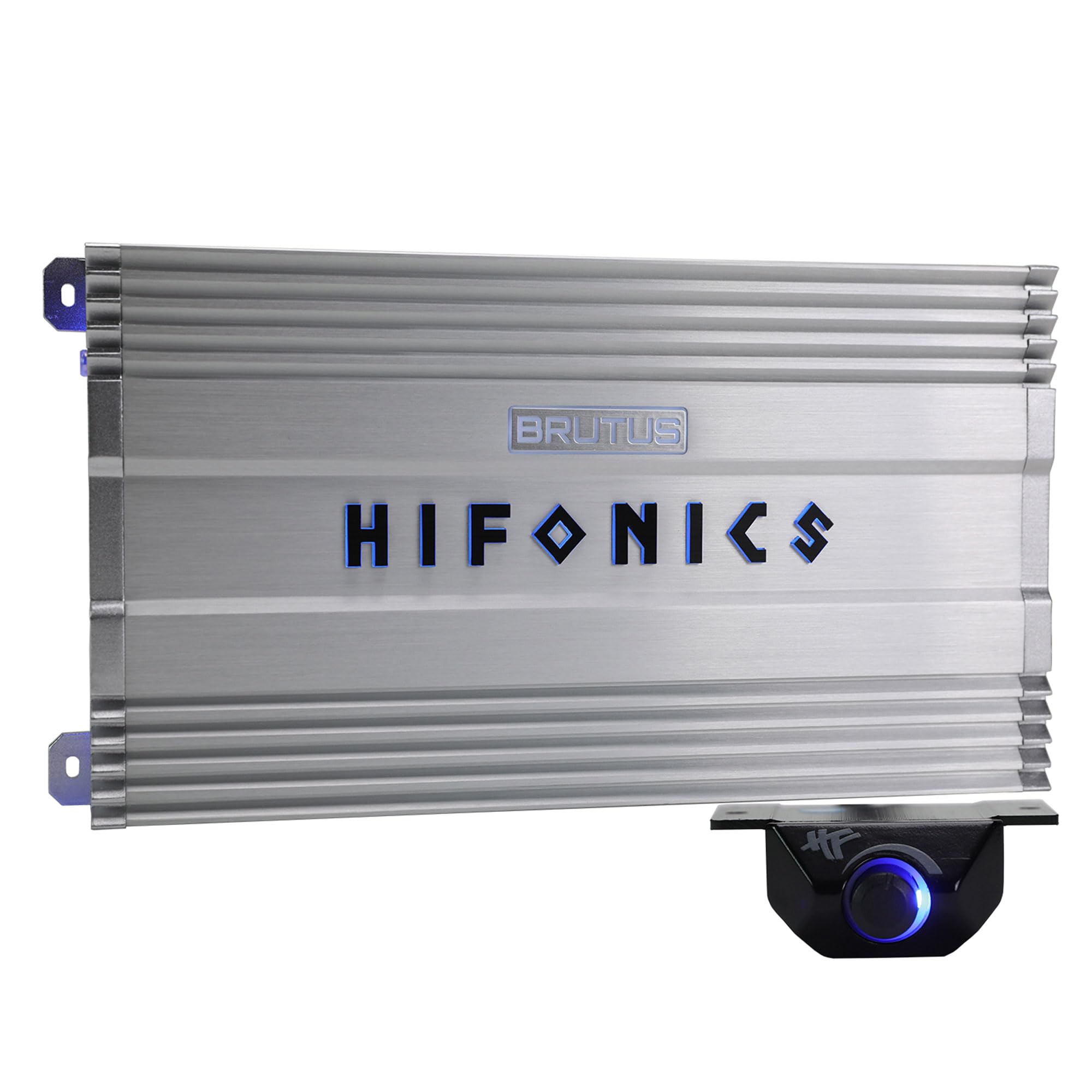 Hifonics BG-2500.1D Brutus Gamma Monoblock Super D Class 2500 Watt Car Audio Sound System Subwoofer Speaker Amp Amplifier with Bass Knob