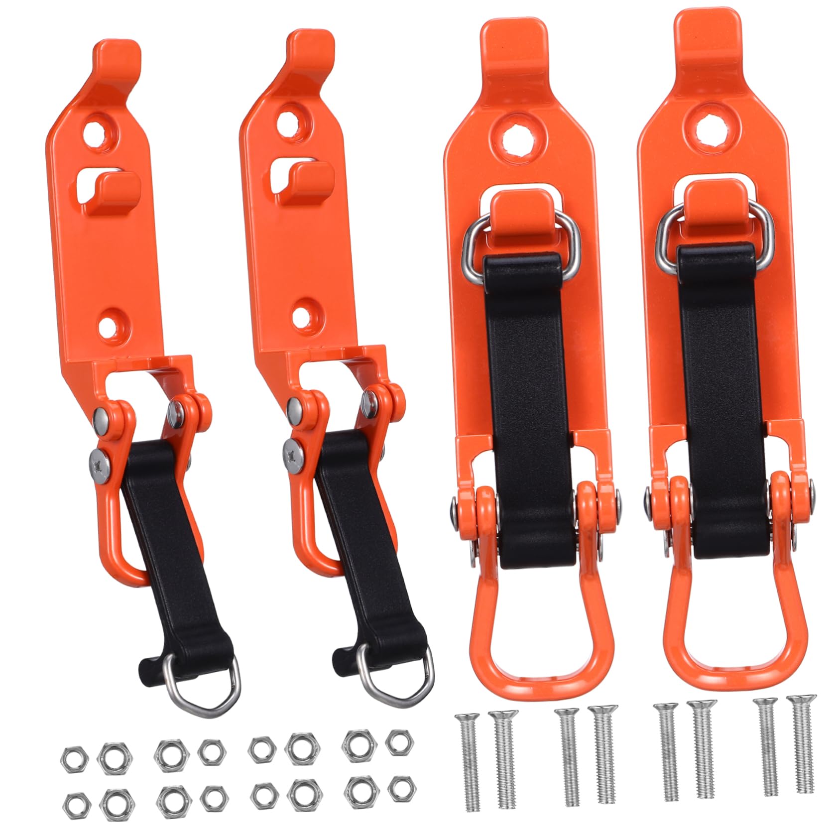 FOYTOKI Car Mount Rack Accessories 4pcs Shovel Mount Clamp Roof Rack Clamps for Off Road Tools