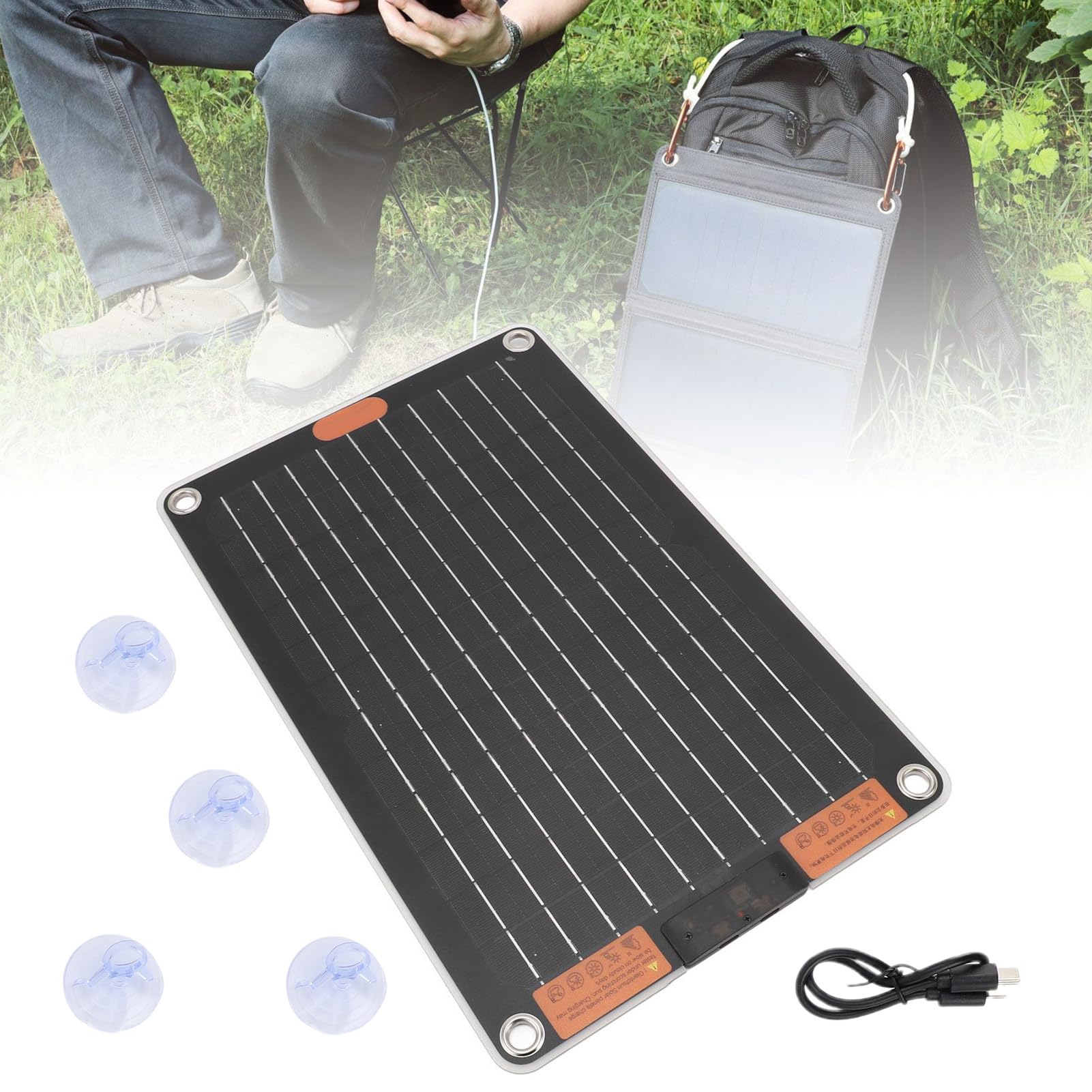 Chargeur Solaire Charge sans Fil étanche extérieur avec Alimentation