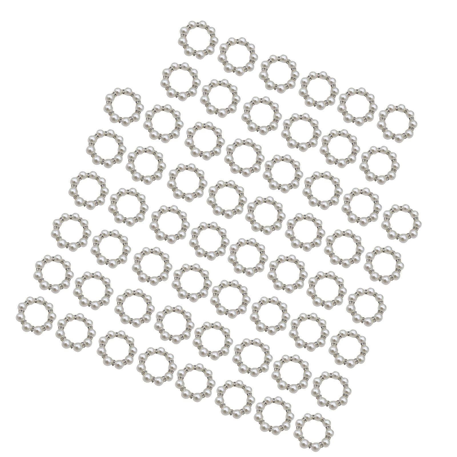 carotoe Of 60 Elegant Tissue Buckles Beautiful Tissue Holders Rings Practical Serviettes Rings Texture Party Dinner Tableware