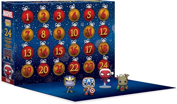 Funko Advent Calendar: Marvel Holiday - Groot - Marvel Comics - Cómics Marvel - 24 Días de Sorpresas - Minifigura de Vinilo Coleccionables - Caja Misteriosa - Idea de Regalo - Holiday Xmas - 4