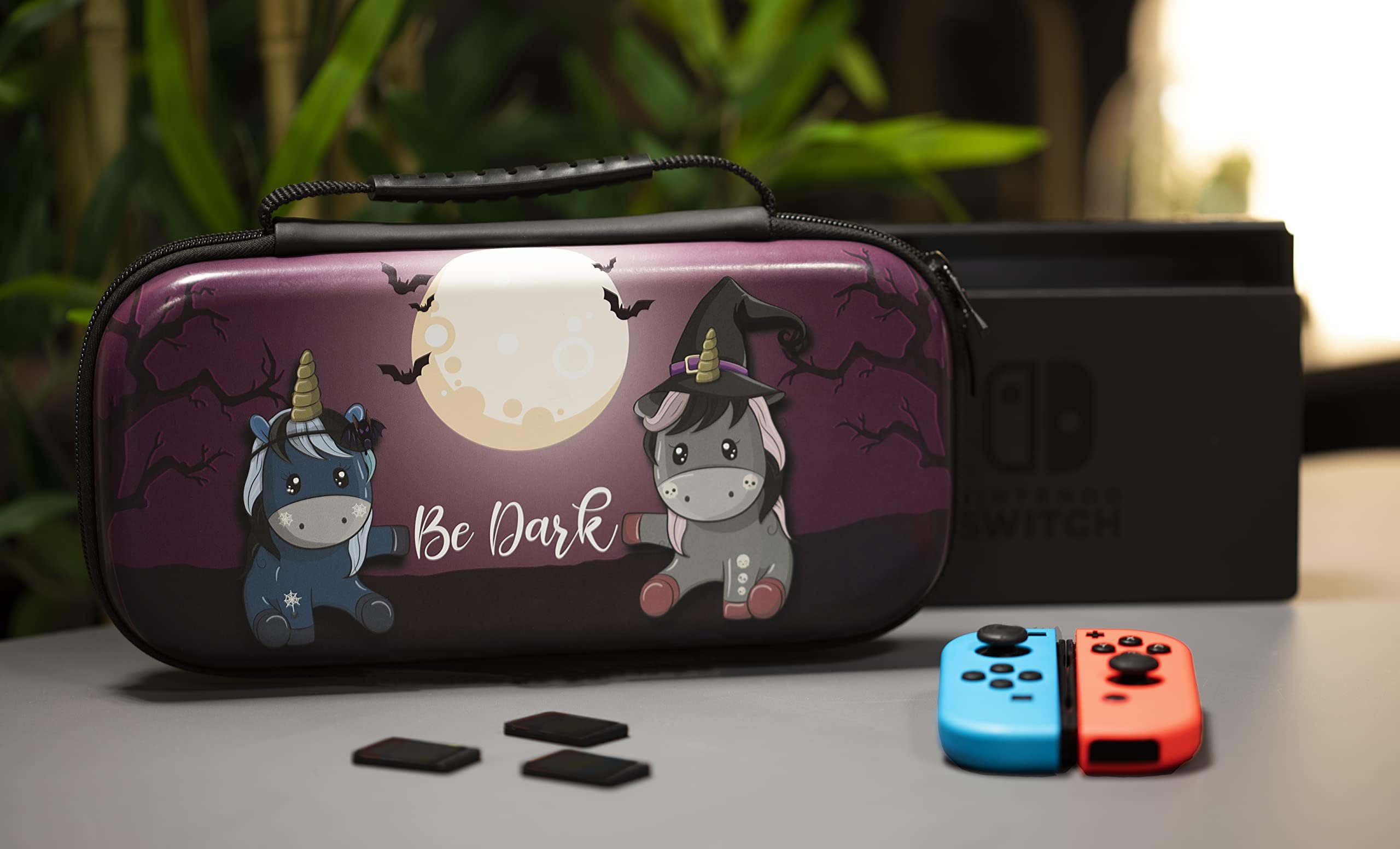 Konix My Hero Academia Funda de protección y Transporte para Nintendo Switch, Switch Lite y Switch OLED - 8 Juegos - Diseño My Hero Academia - Negro — view 12