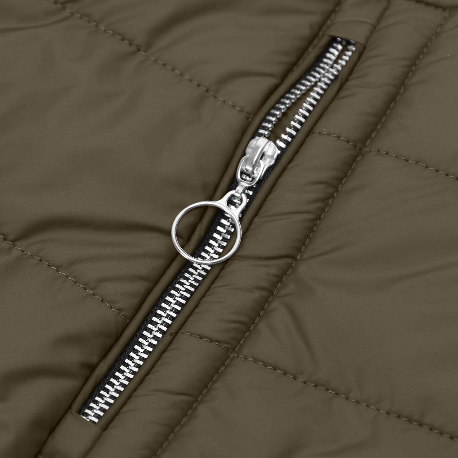 Winter Coat for Women - Fleece Lined Hooded Puffer Jacket With Long Sleeve, Fur Trim, Full Zip, Thicken Parka
