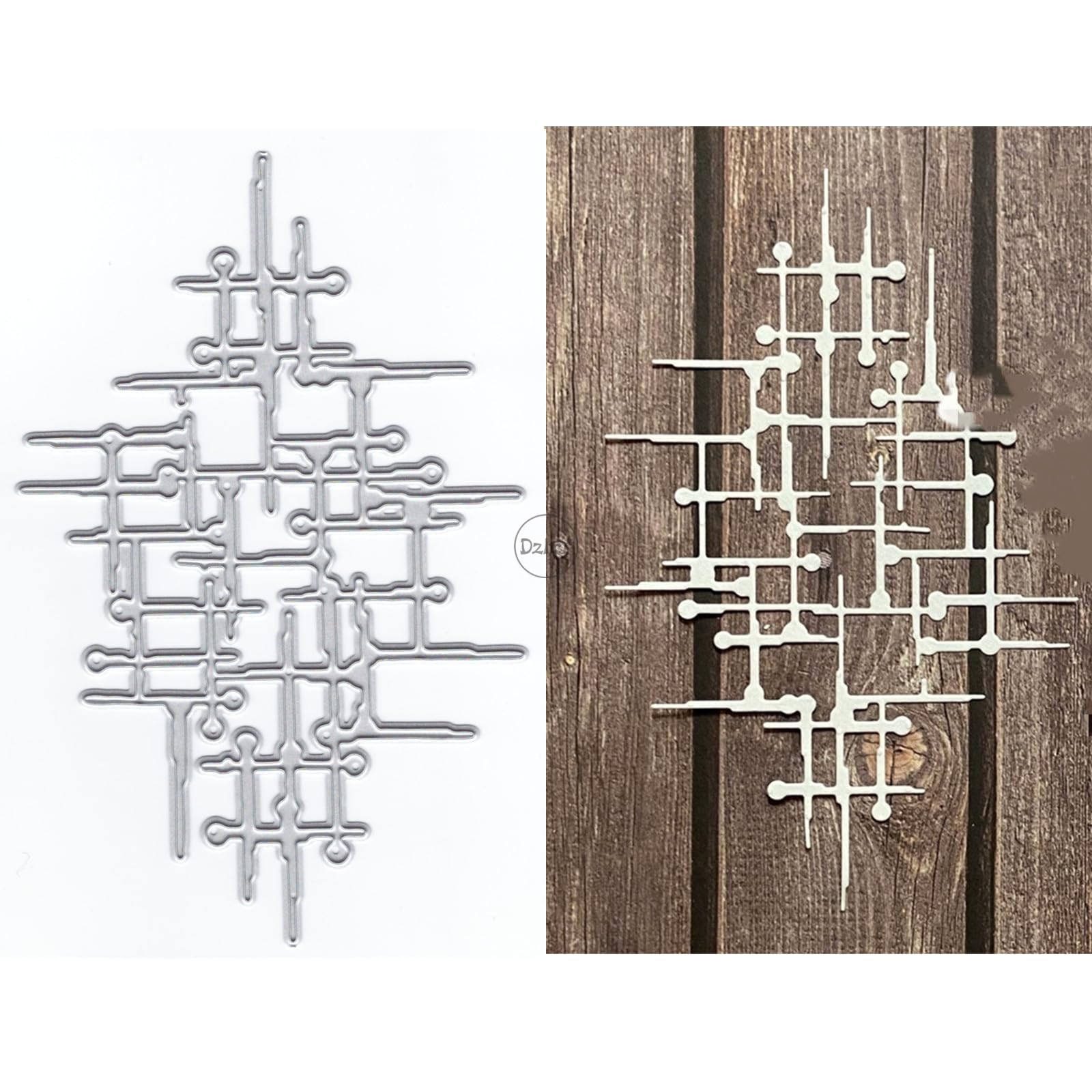 Irregular Grid Metal Cutting Dies for Card Making — image 1