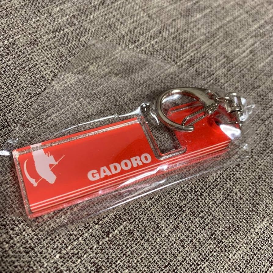 GADORO LOGO KEY HOLDER ロゴキーホルダー キーホルダー｜宮崎物販】 GADOROTAISHIKUN KEY RING ______