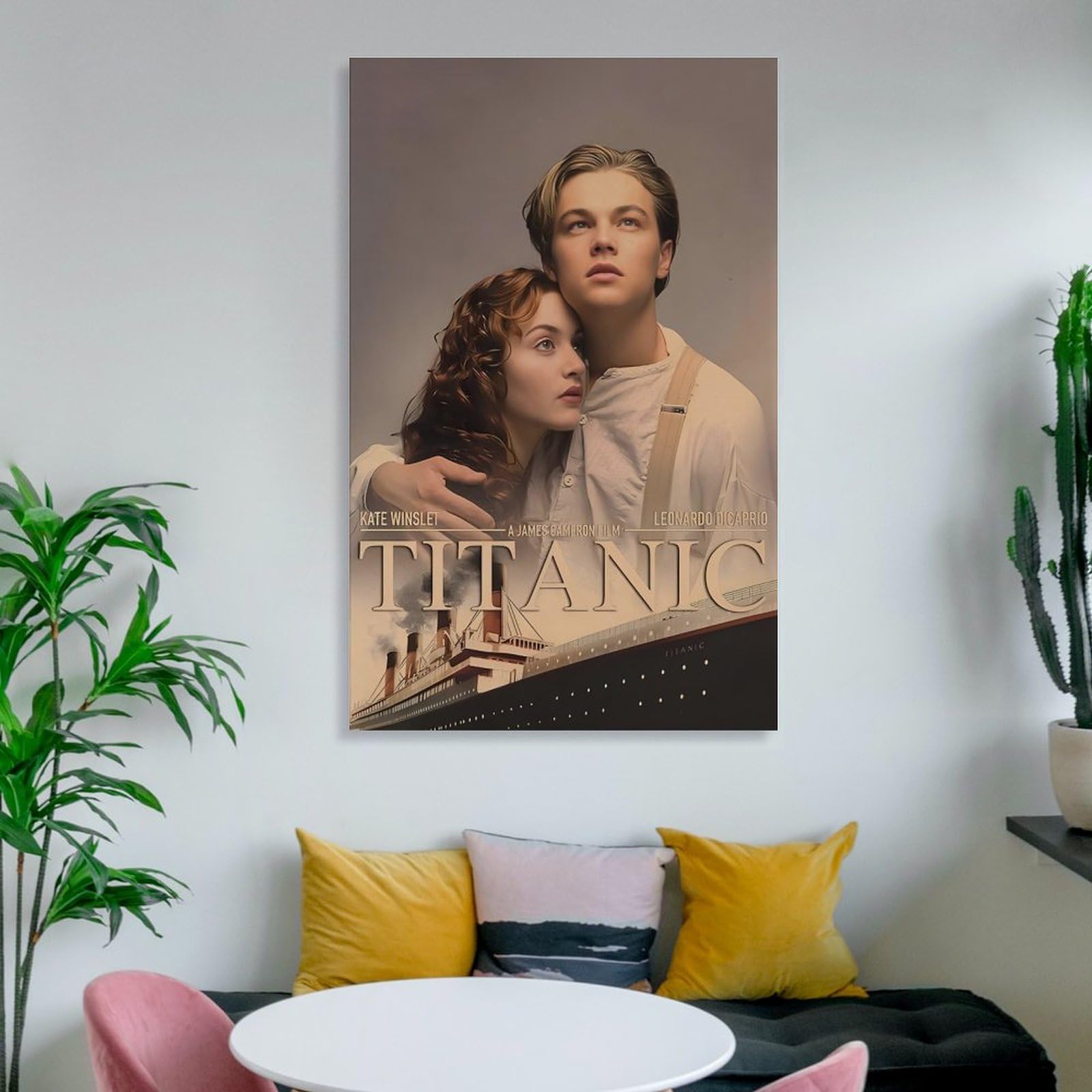 Amazon.co.jp: Titanic タイタニック 映画 ポスター (1) キャンバス