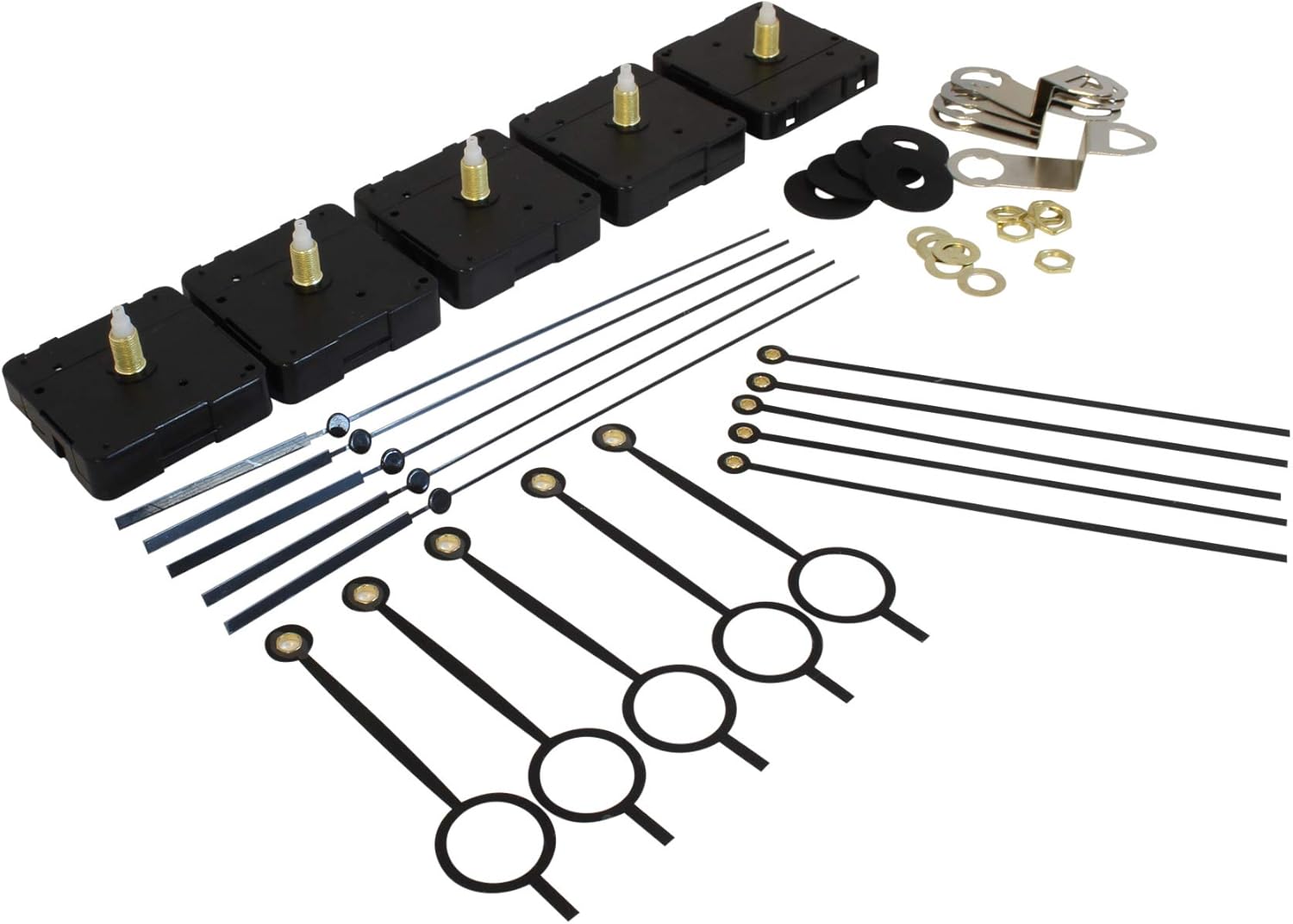 Bjerg Instruments 5 Pack Bulk Clock Parts with Replacement