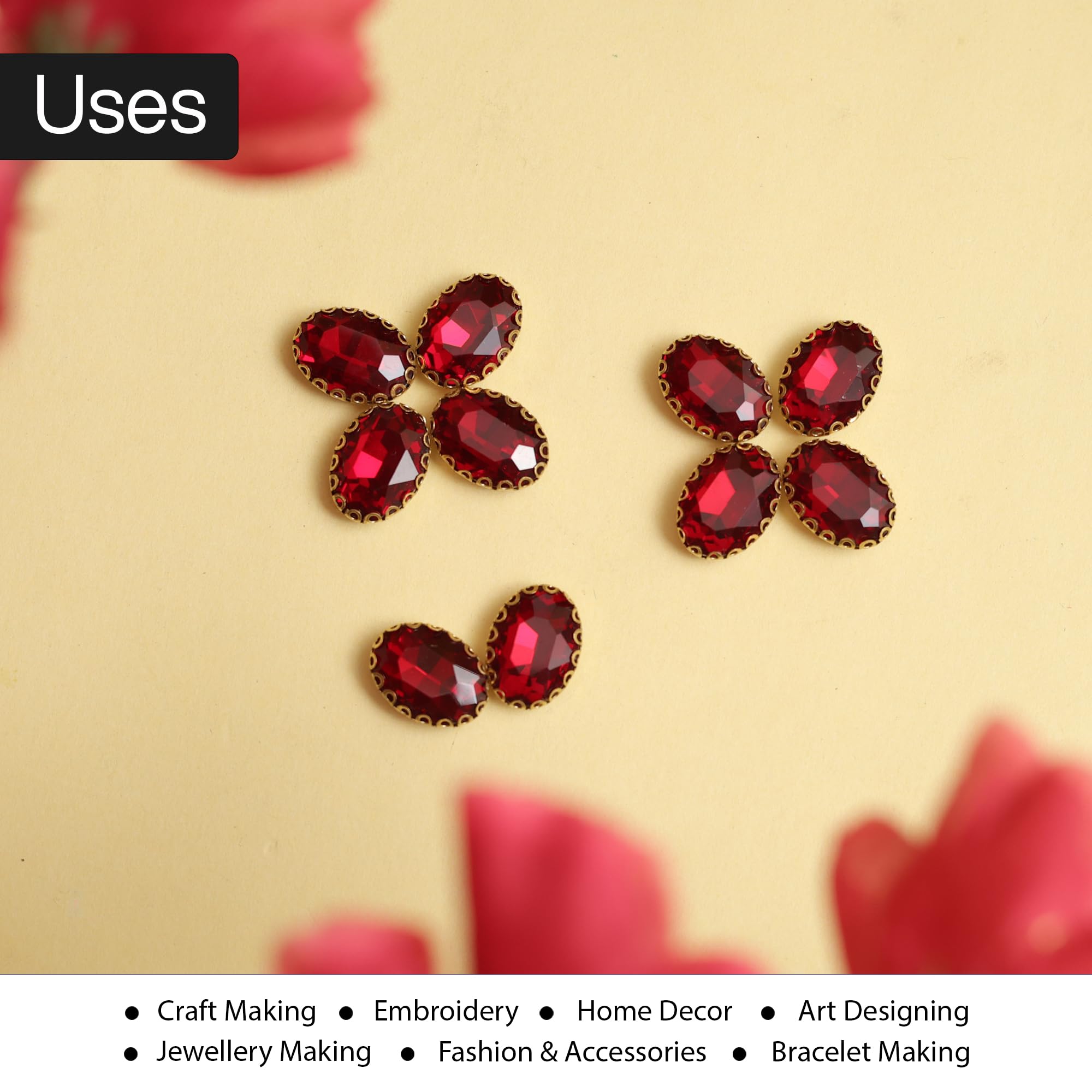 Embroiderymaterial Jewellery Making Sew On Rhinestone(10 Pieces) 4