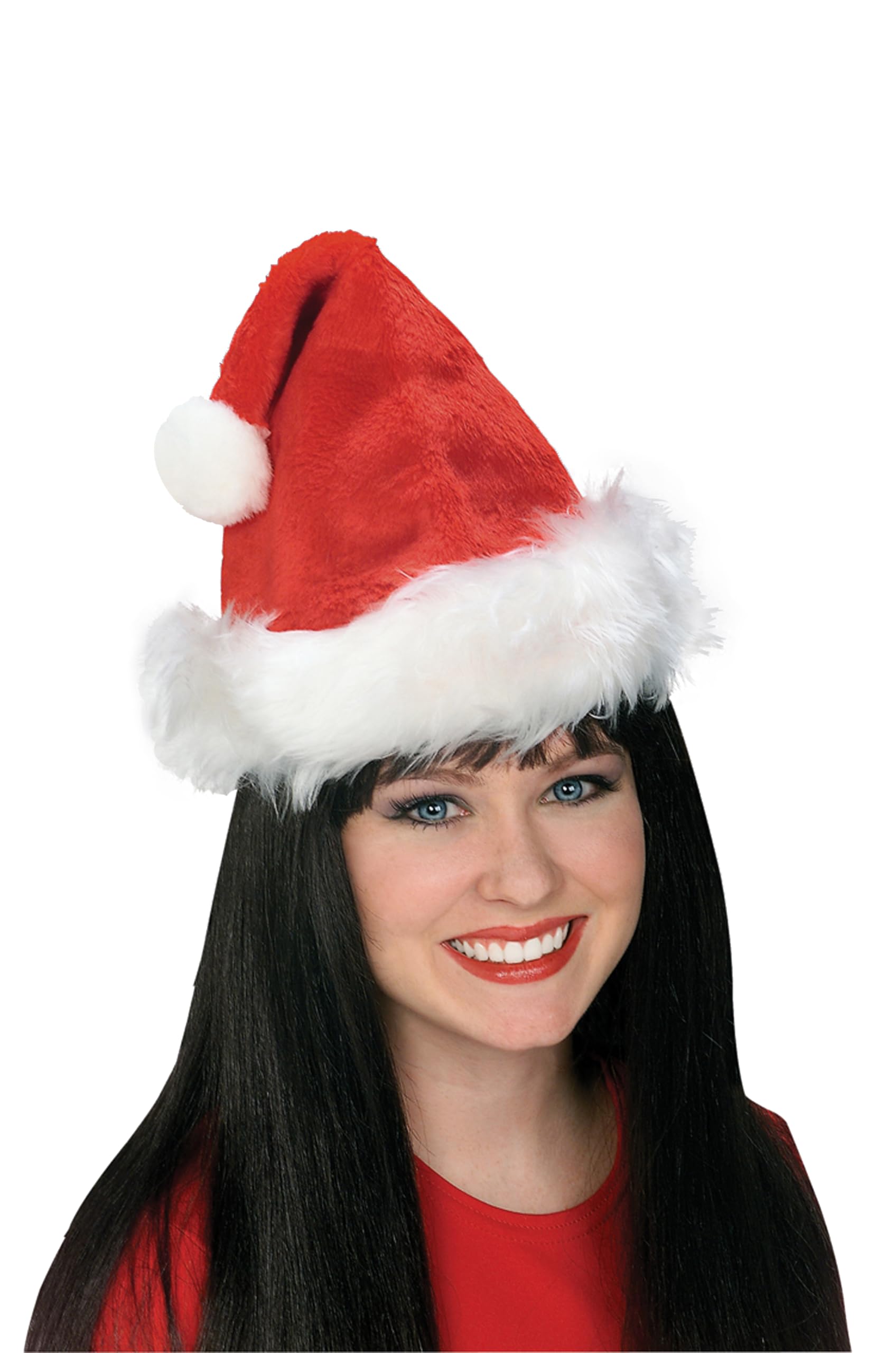 Rubies Official Traditional Santa Hat, Christmas Adult Halloween