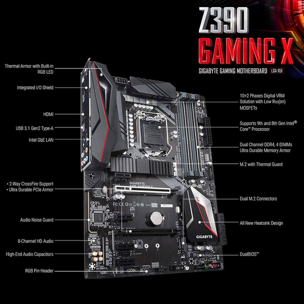 Z390 マザーボード Intel Core i7-9700K CPU Amazon.in: Buy Micro Center GIGABYTE Z390 Gaming X Gaming