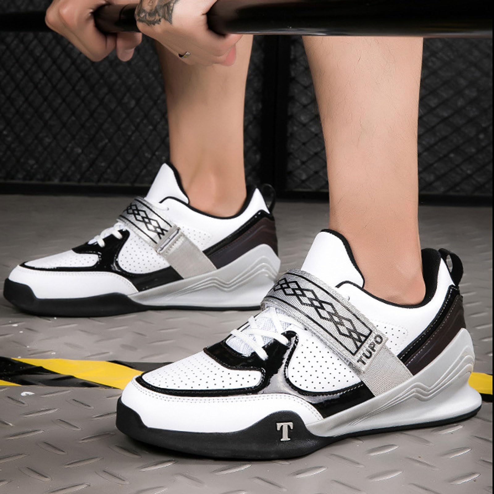 Zapatos de Sentadillas,Zapatos Halterofilia Sentadillas Hombre,Zapatillas de Deporte de Peso Muerto para Hombres y Mujeres,Ligeros,Cómodas,para Levantamiento de Pesas