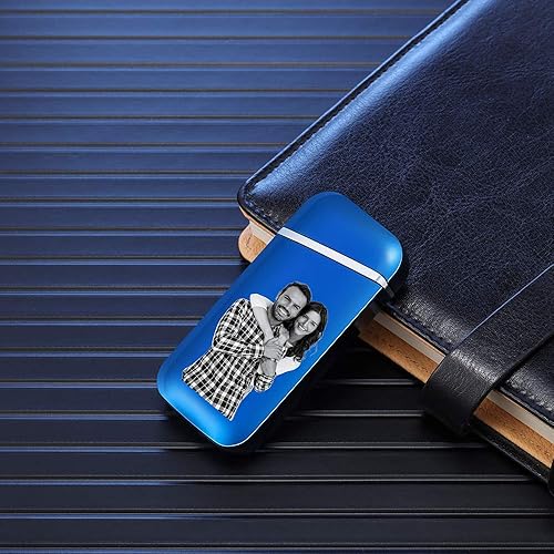 Miniatura 6 de kaululu Encendedor de fotos personalizado, encendedor USB personalizado para hombres, encendedor grabado por USB, recargable por USB, para camping,