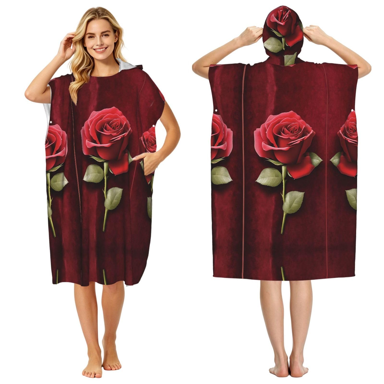 Poncho de surf en microfibre résolvant le problème du change public sur la plage