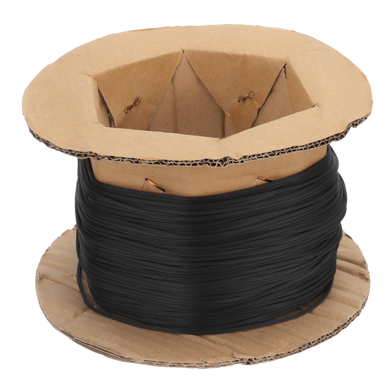 Burlete de goma uxcell negro de 250 pies para renovar pantallas de ventanas