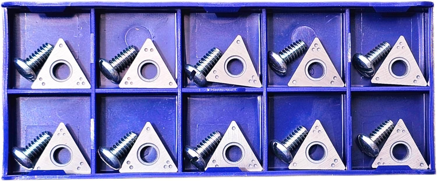 C-HORSE Replacement CB433796 6000 BL6000 40435 | Positive Rake Carbide Brake Lathe Bit | Compatible for Accuturn 7700 8910 8911 8922 8944 and 8989 Lathes Long-Lasting Performance (Pack of 10)