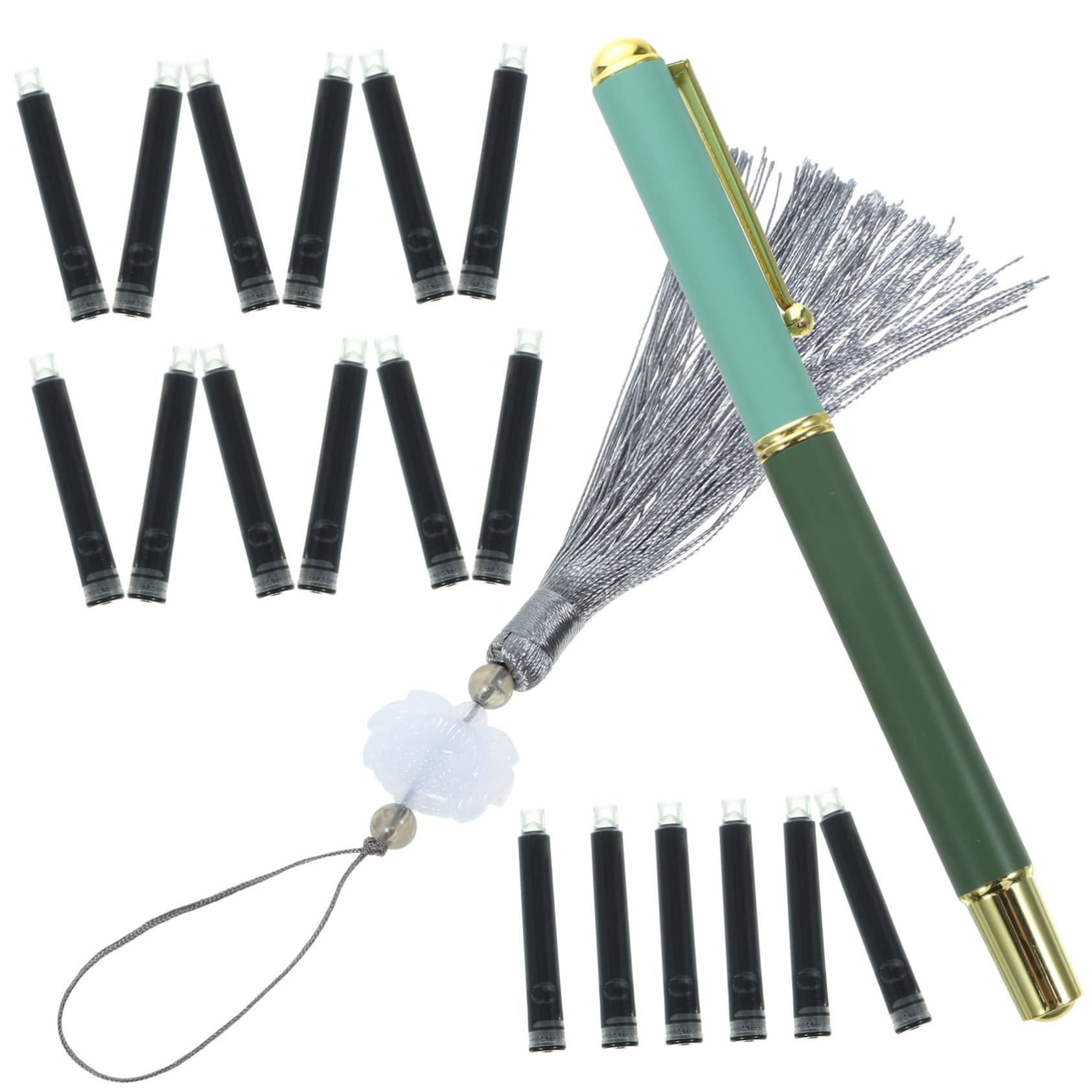 5 Sets Füllfederhalterpinsel, Aquarellpinselstift, Pinselstift, Schriftzug, Nachfüllbarer Tintenstift, Pinselstifte, Schriftzug, Handschriftstift, Kalligraphiestifte,
