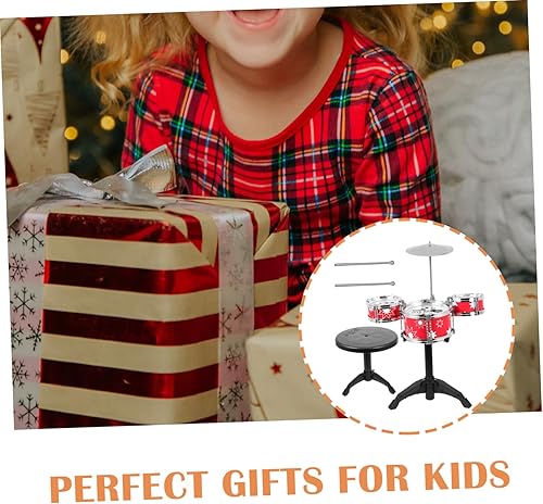 Miniatura 7 de VICASKY 1 juego de batería para niños Kidcraft Playset niños caso educación temprana niños batería kit niños Jazz tambor plástico bebé niños musical