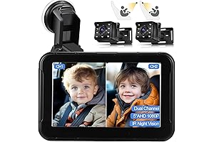 2-Kids Baby Car Camera For Seat 5 Inch, Now Travel Safely