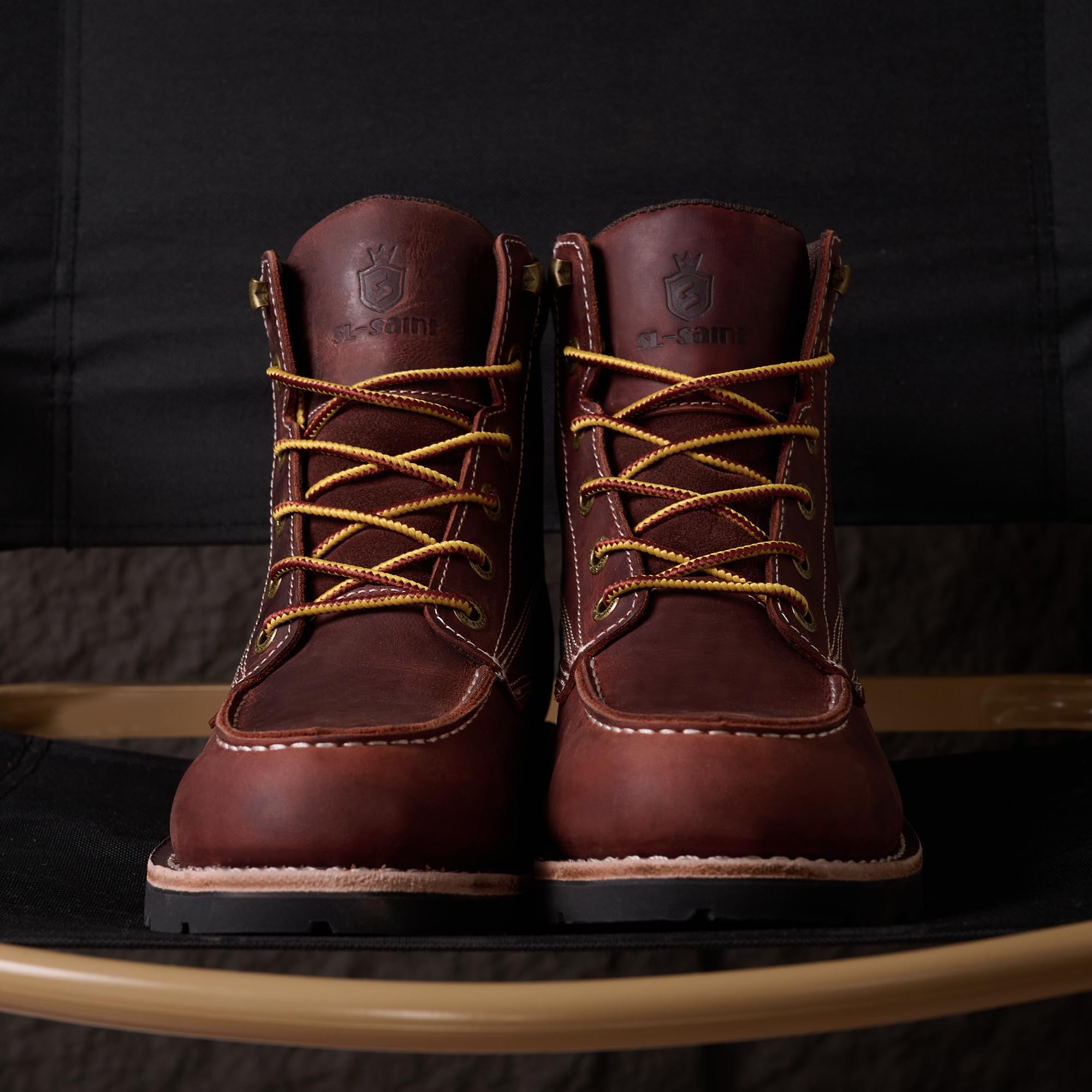 Fait à La Main Imperméables Souple Moc Toe Bottes Classique Cuir véritable Welts Cheville Mode