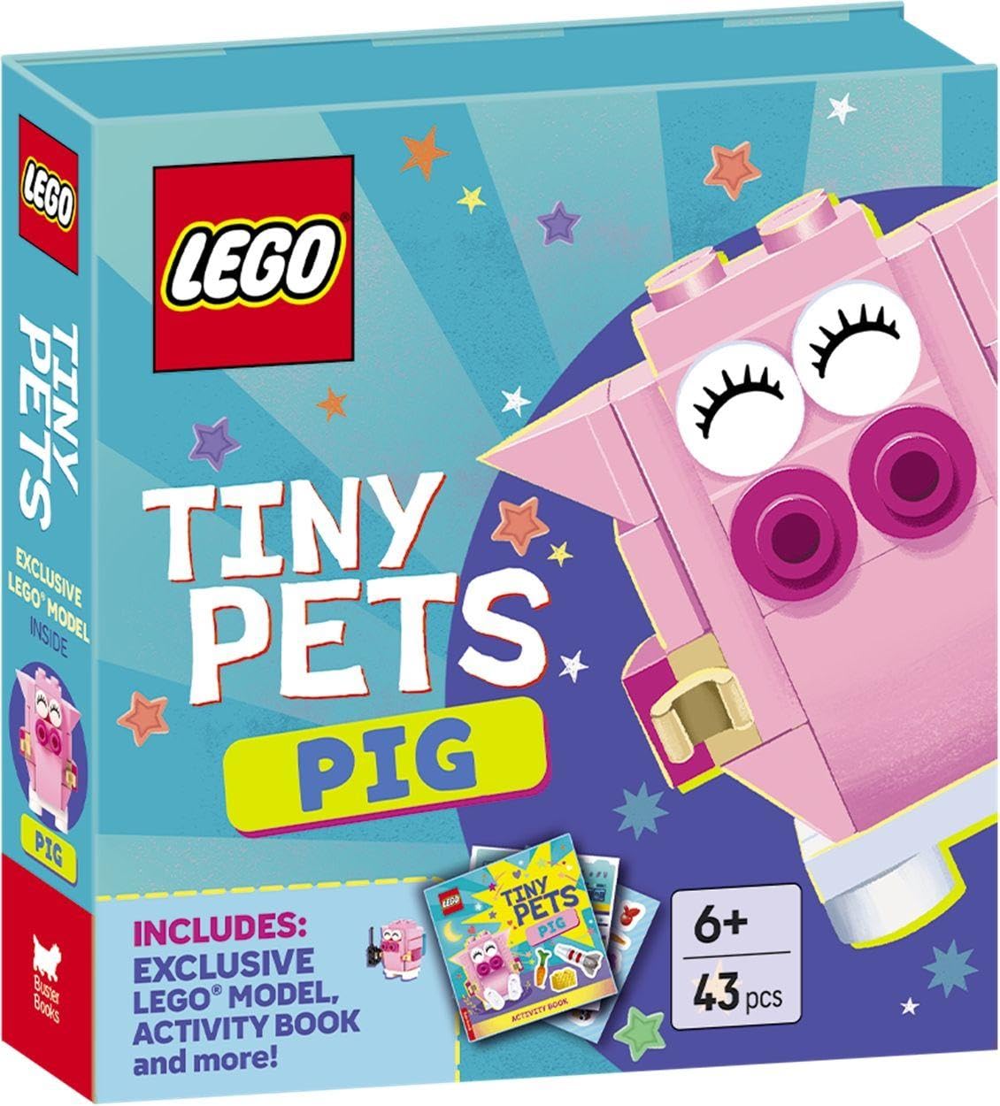 LEGO Books. Tiny Pets: Pig (with exclusive pig mini-build, paper crafts, stickers and activity book)