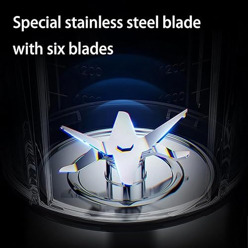 Miniatura 7 de Licuadora profesional resistente, licuadora de barra de grado comercial de pico de 2200 W con recipiente de 70 onzas para batidos, batidos,