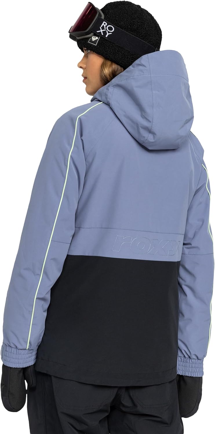 Roxy Women's High Ridge Hoodie Snowboard Jacket – 10k Waterproof, Insulated Ski Jacket - Image 6