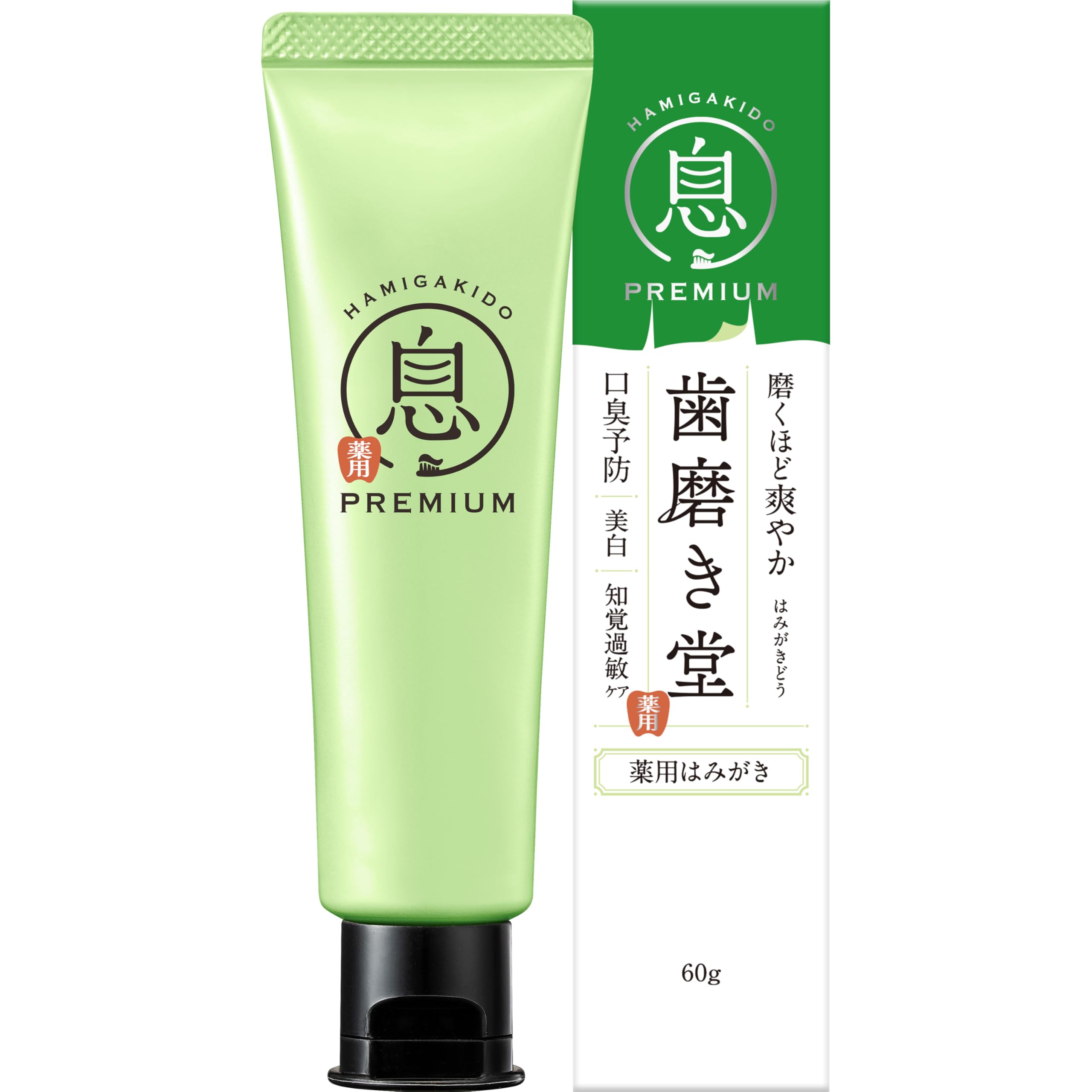 歯磨き堂 薬用フレッシュミント 60g 口臭予防美白
