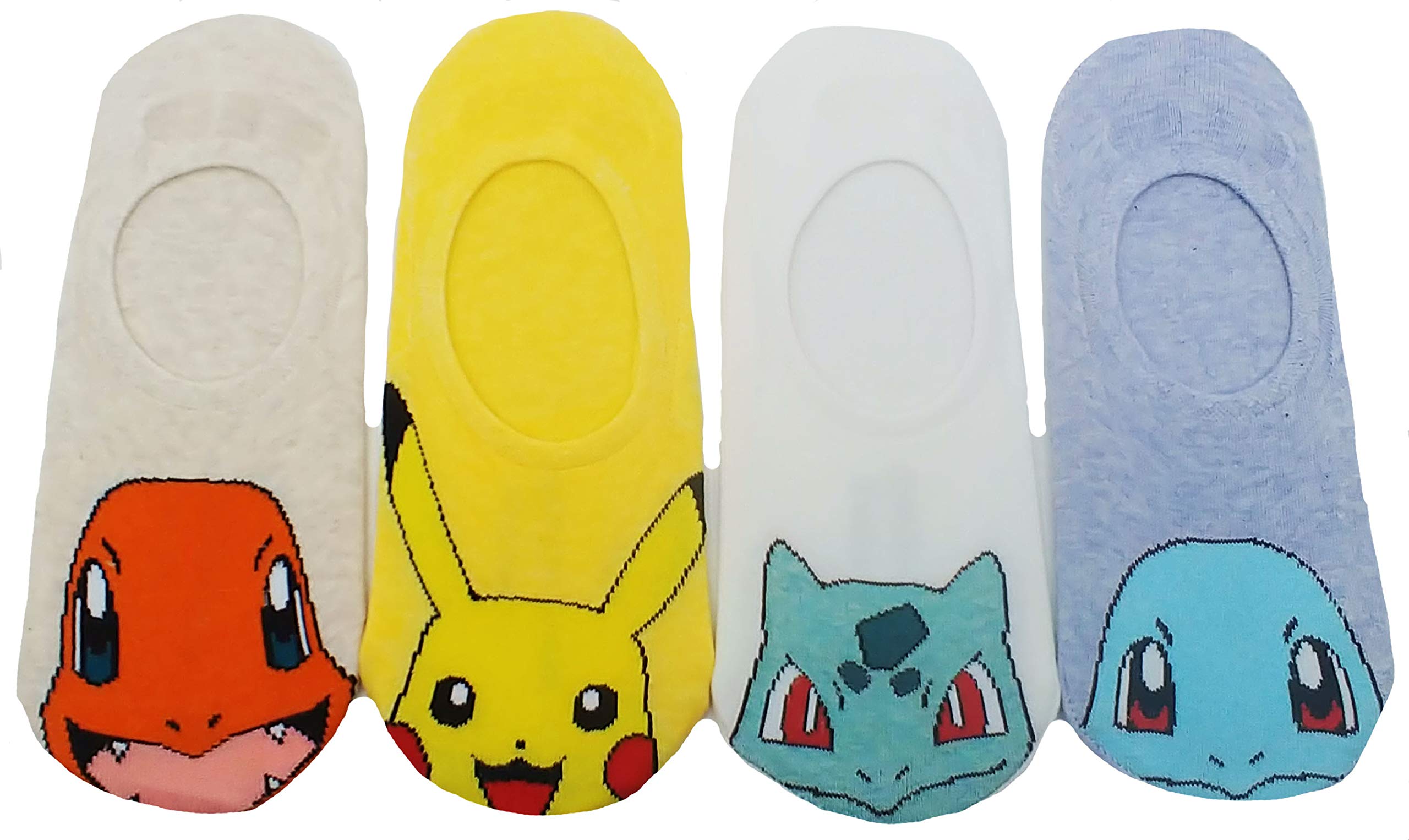 JJMax Women's Japanese Animation Collection Socks Anime (Pokepals Boat Socks)