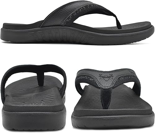 Miniatura 7 de KuaiLu Sandalias deportivas para hombre, cómodas, ortopédicas, con soporte de arco para fascitis plantar, para exteriores, verano, playa, talla 7  15