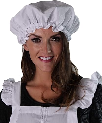 Miniatura 3 de Juego de gorro y delantal clásico para niñas (elige color)