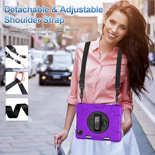 Miniatura 7 de SUPFIVES Funda para iPad Pro de 11 pulgadas (202220212020), protector mejorado de grado militar a prueba de golpes de silicona para iPad Pro 11 de 4