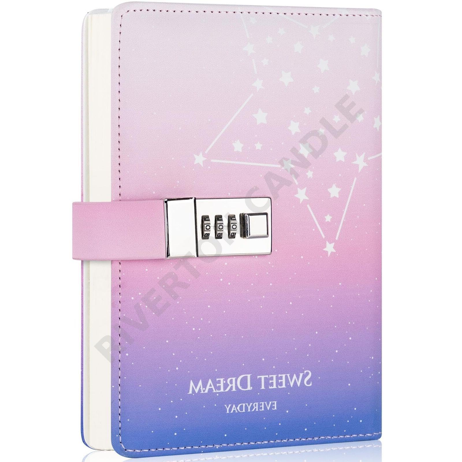 for Diary with Lock for Women Lockable Secret Girls Journal with Gifts Box,...