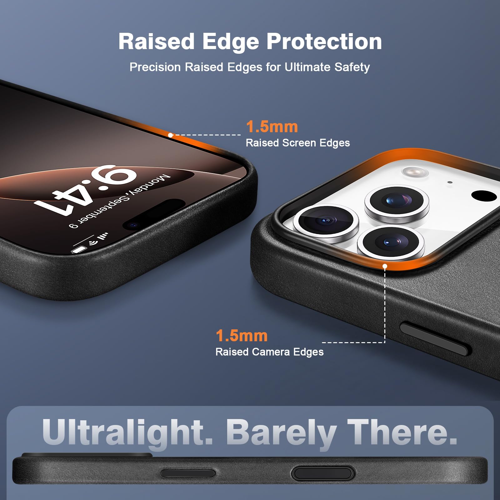 Amazon.co.jp: iPhone 17 Pro Max 対応 本革レザー スマホケース Mag