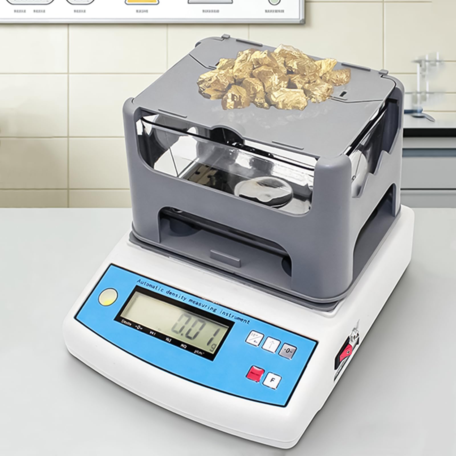 Digitaler Goldreinheitstester – Edelmetall-Analysegerät | 300 g/600 g maximales Gewicht | genaue Karat- und Dichteprüfung für Schmuck, Münzen, Barren