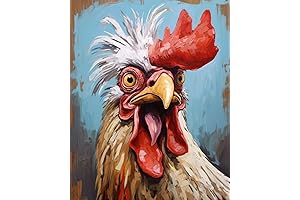 Tucocoo Paint by Number for Adults: Animals and Farm Charm