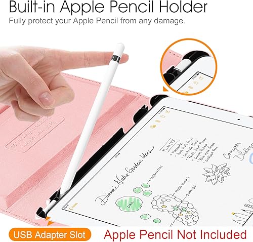 Vista 28 de Fintie - Funda giratoria para iPad de 9ª generación / 8ª generación / 7ª generación, de 10.2 pulgadas, funda giratoria en 360 grados, funda Azul