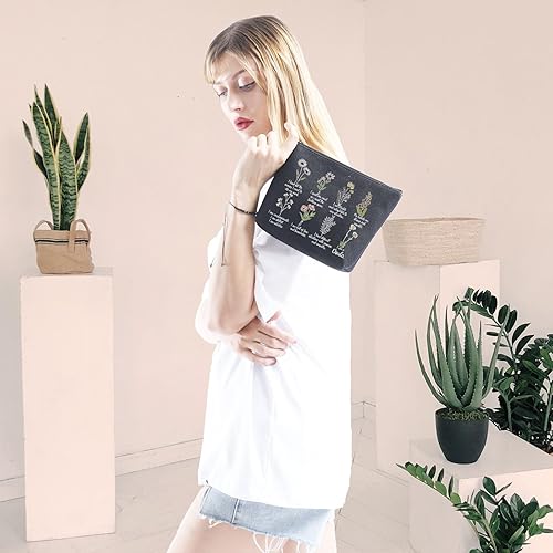 Miniatura 7 de Doula - Bolsa con cremallera  Regalo intuitivo de afirmaciones de trabajadores de parto  Bolsa de maquillaje de apreciación para doulas