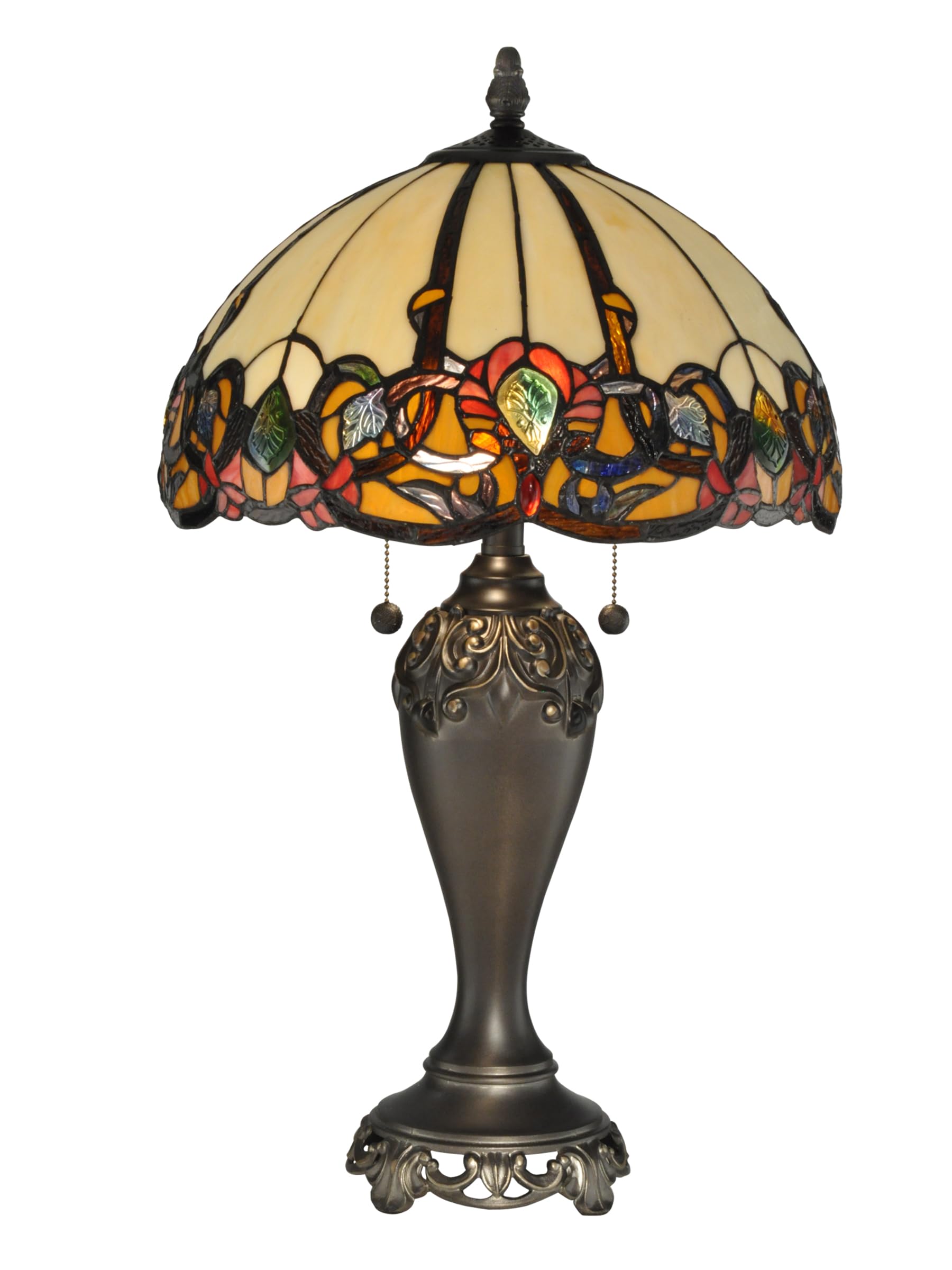 【希少!】Dale Tiffany デール ティファニー スタイル ランプ Dale Tiffany Lamps TT90235 Northlake Table Lamp, Antique Golden