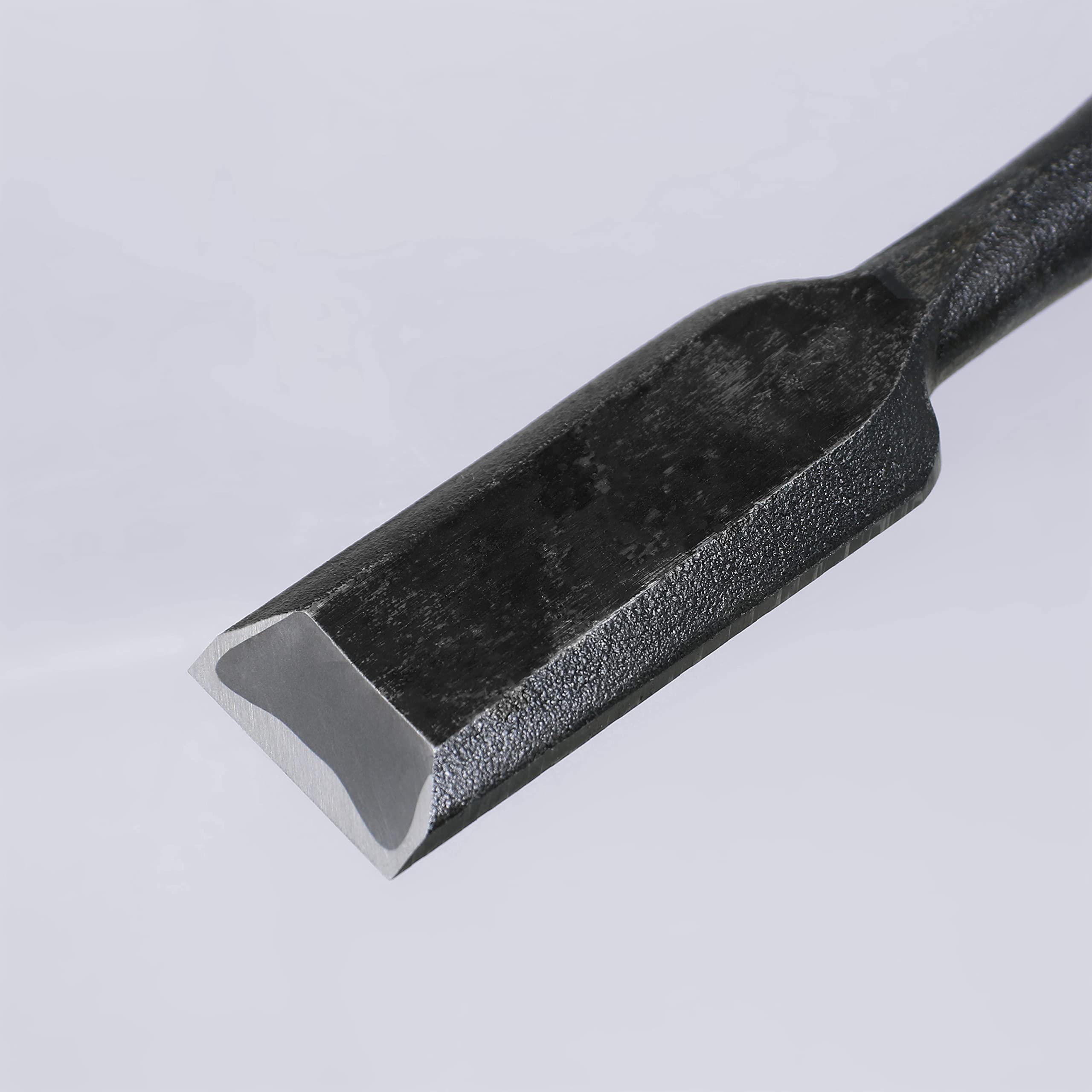 KAKURI Japońskie dłuto do drewna do obróbki drewna 1" (24 mm), wyprodukowane w Japonii, profesjonalne japońskie dłuto Oire Nomi (ręcznie kute), japońskie ostrze ze stali białej nr 2, uchwyt z białego