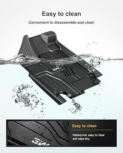 Miniatura 7 de 3W Alfombrillas para Honda Odyssey Mini furgoneta de pasajeros 2018-2024, revestimiento de suelo de ajuste personalizado para 1, 2 y 3 fila, juego