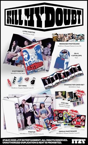 Genie Music - Álbum de edición limitada ITZY Kill My Doubt + Beneficio de preventa