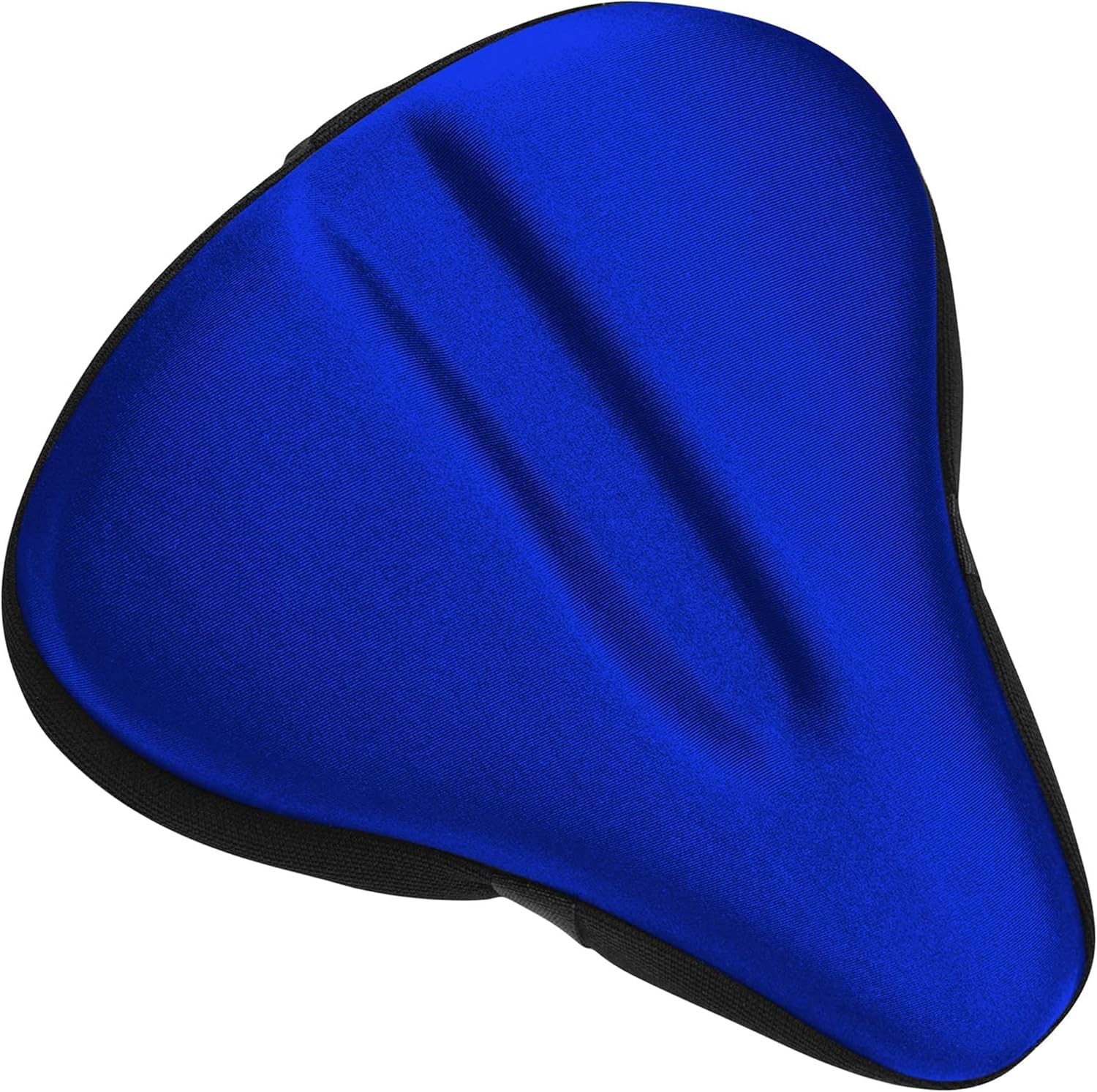 Coussin De Selle Vélo Bikeroo Gel Rouge - Taille L, Housse Confort Rembourrée