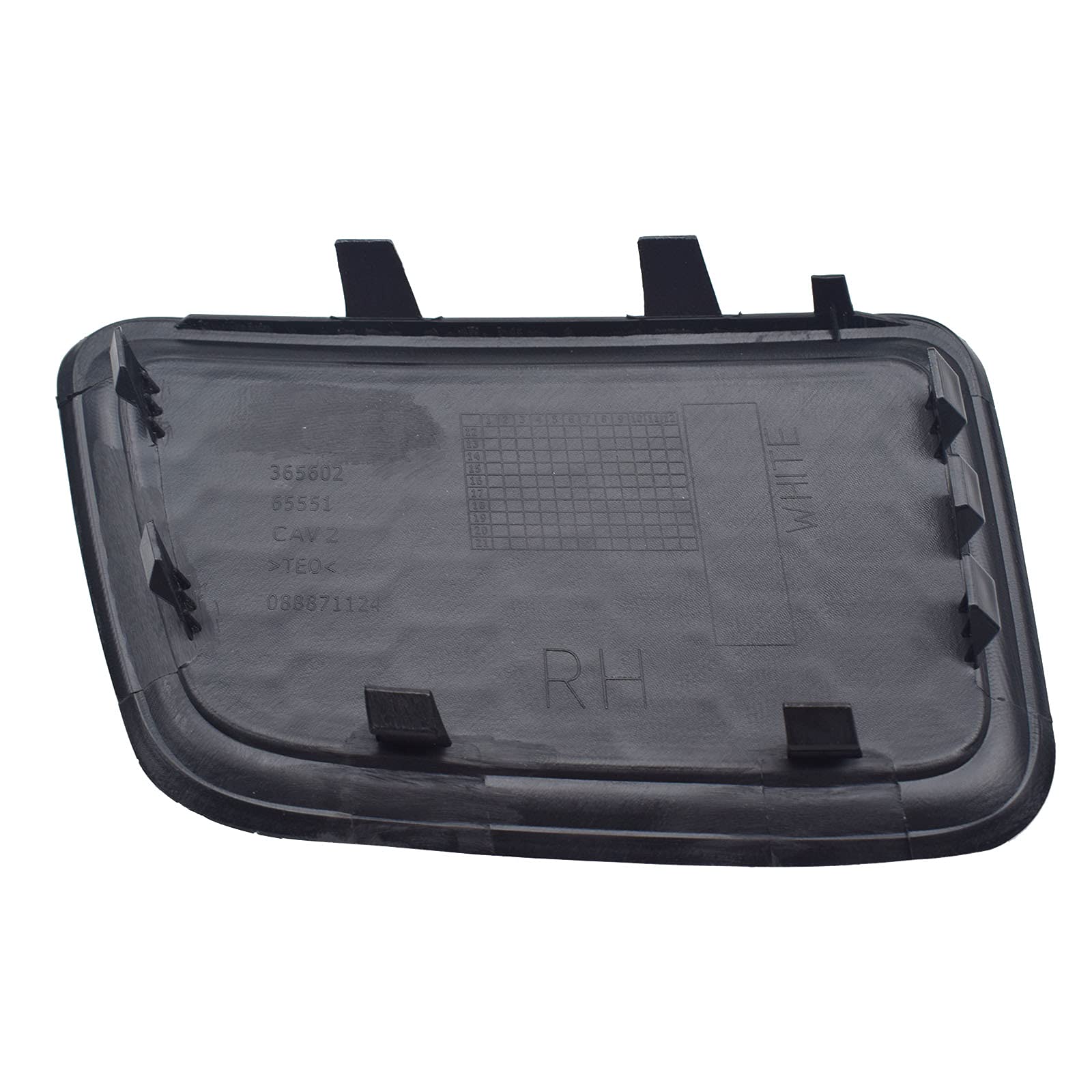Jeep Hook Covers KARPAL Tow Hook Cover & Grille Insert Set For 2014-2016 Jeep Grand Cherokee - Replaces OEM 68143098AC+68143099AC 2014-2016 Grille Insert Bezel