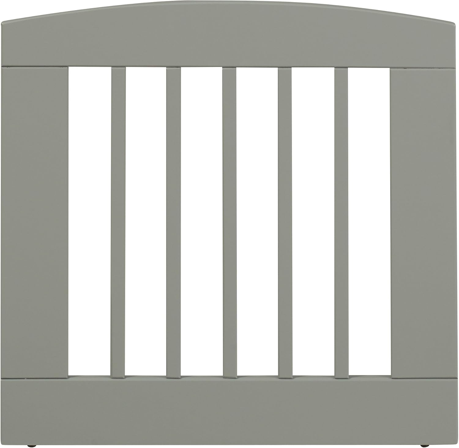 BarkWood Freestanding Wood Pet Gate - Single Panel - Medium - 24H - Grey Finish