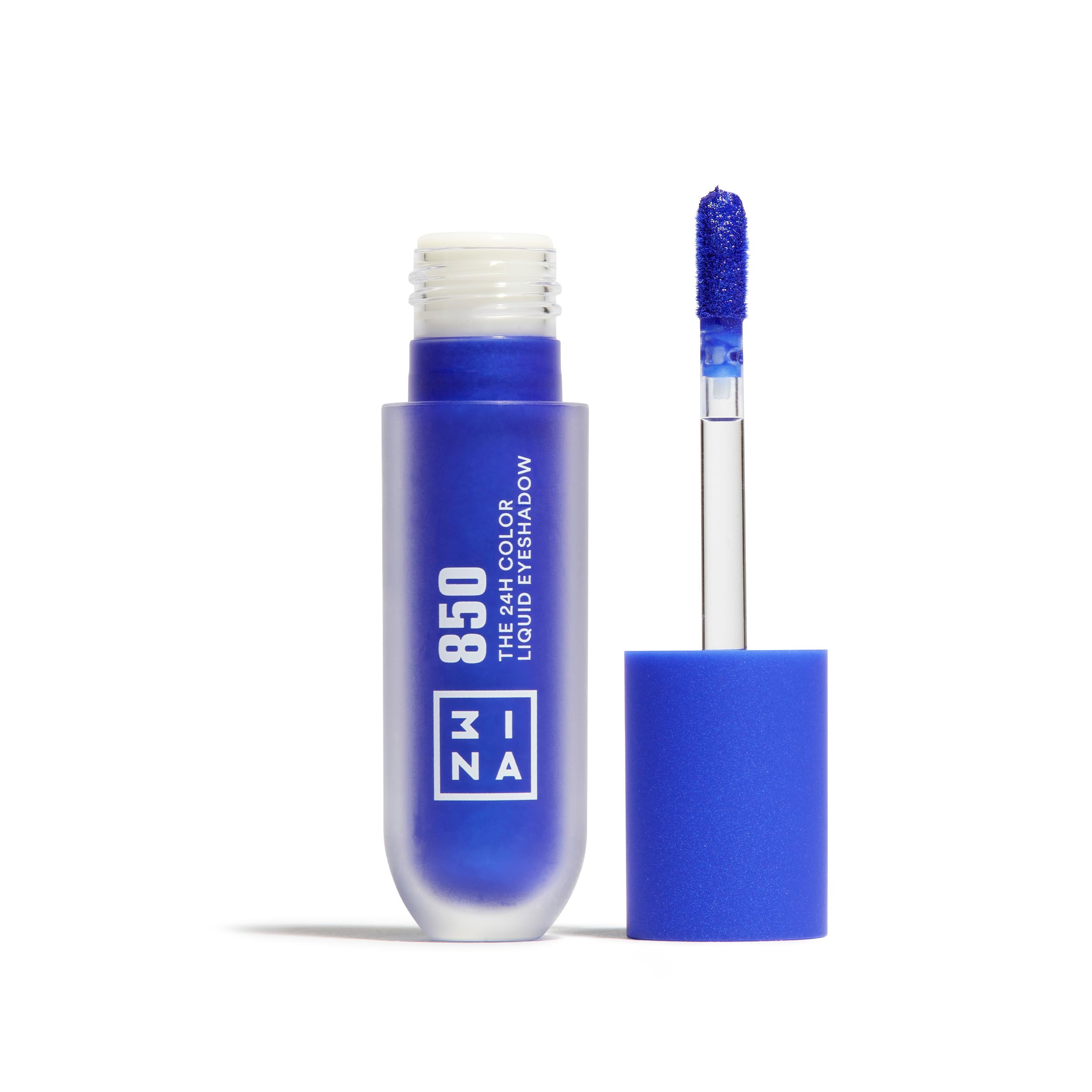 3INA MAKEUP - The 24H Color Liquid Eyeshadow 850 - Electric Blue Flüssiger Lidschatten - 24H Langanhaltende - Wasserfeste Formel - Leichte und Cremige Textur - Vegan - Cruelty Free